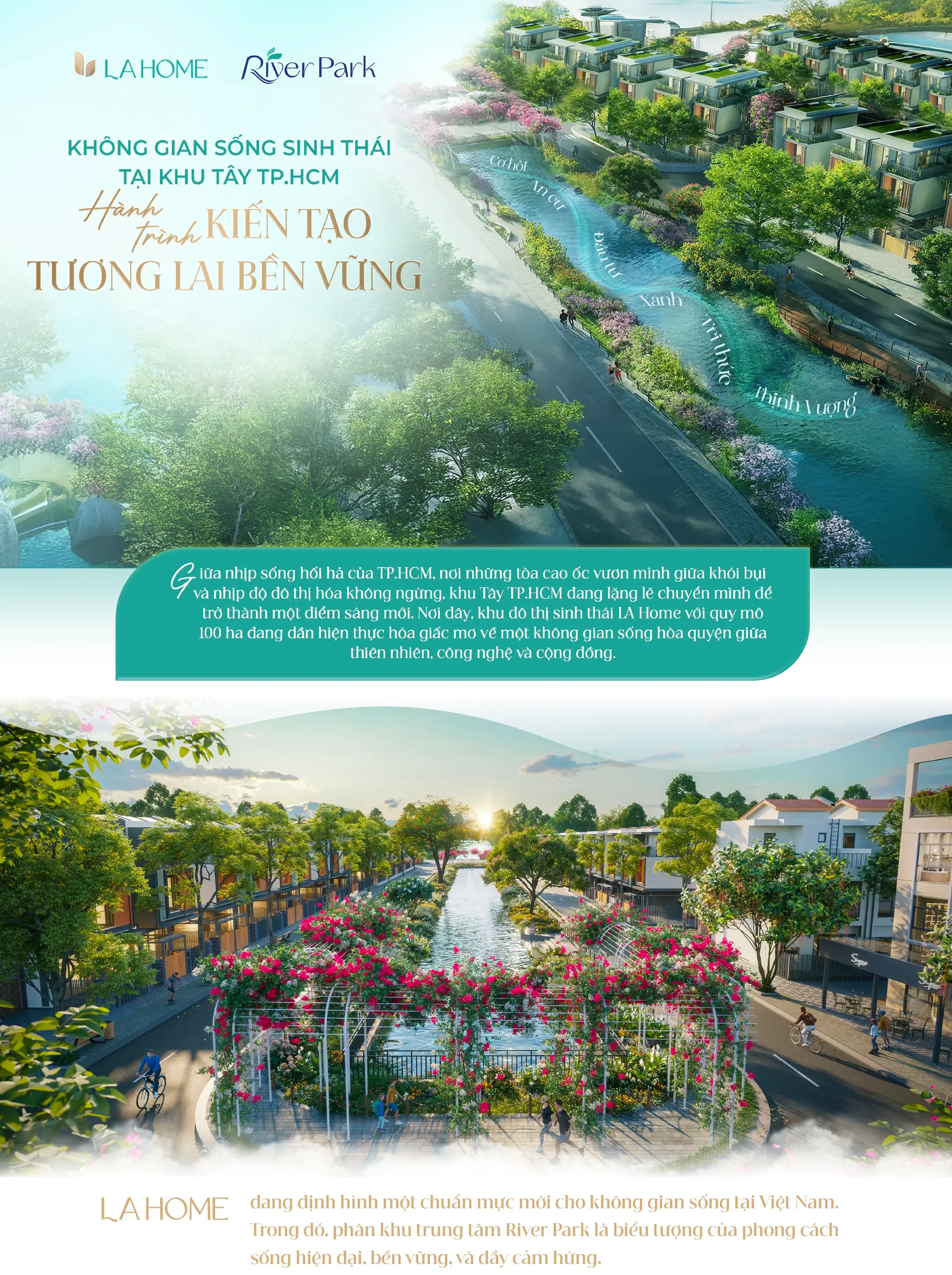 Không gian sống sinh thái khu tây TP.HCM hành trình kiến tạo tương lai bền vững