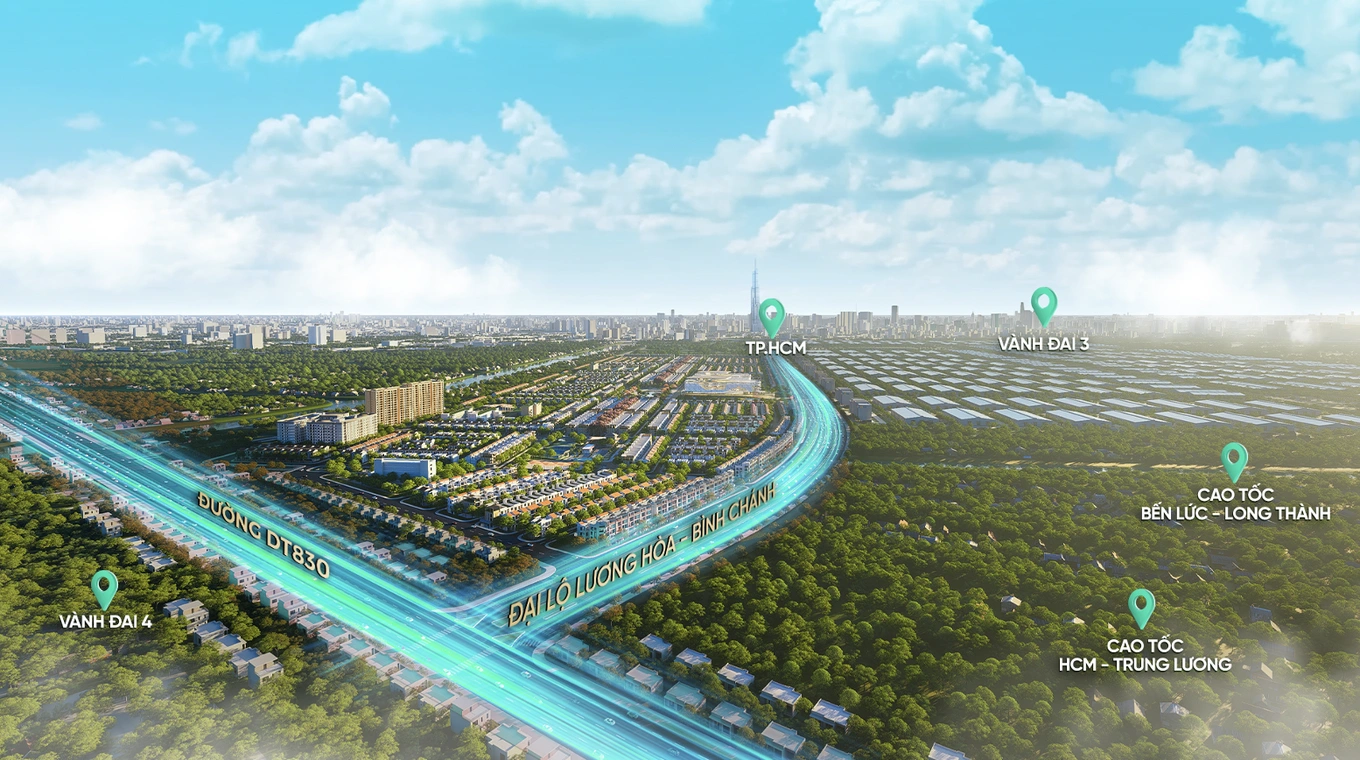 Nhà phố thương mại công năng kép giá từ 4,99 tỷ đồng tại phía Tây TPHCM